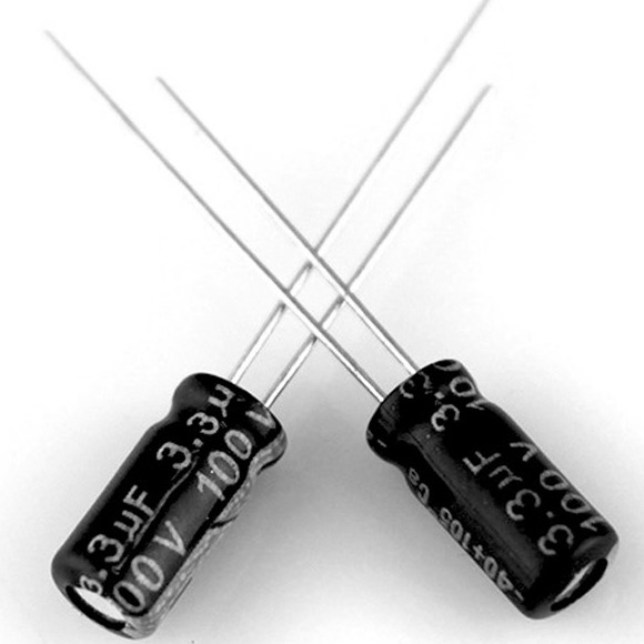 电解电容3.3UF/100V 100V3.3UF高低音喇叭 音频 分频无极电解
