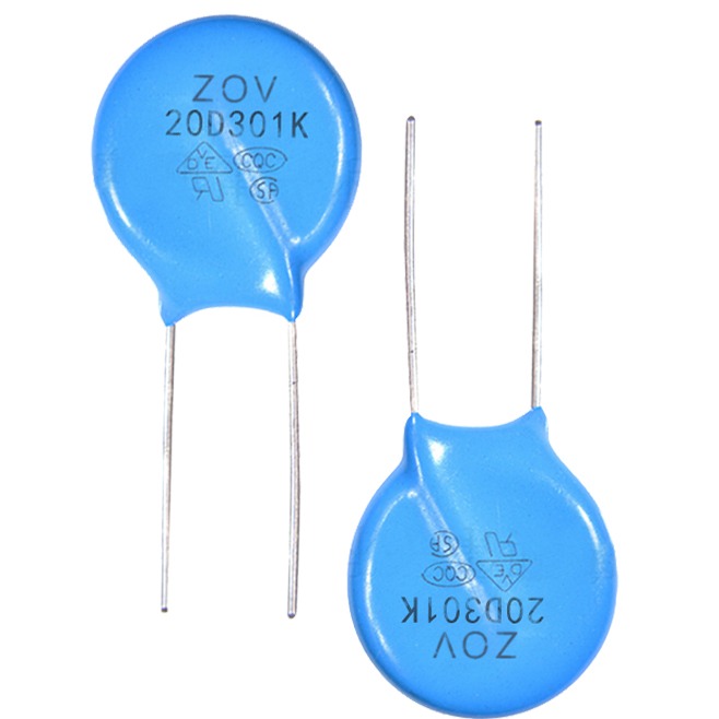 20D-301K 压敏电阻 301K20D 10% 直径20mm 蓝色插件压敏电阻器 ZOV