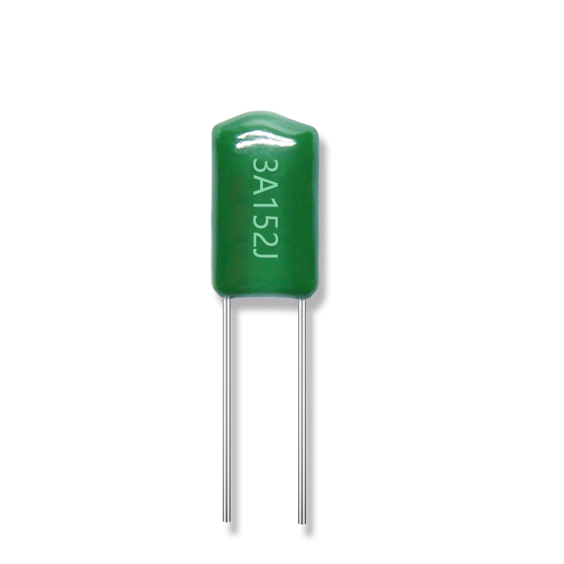  CL11涤纶电容 3A152J麦拉电容 1000V152J直插式绿色薄 膜电容